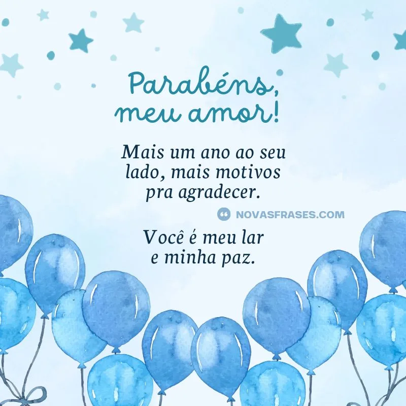 mensagens de aniversário para marido