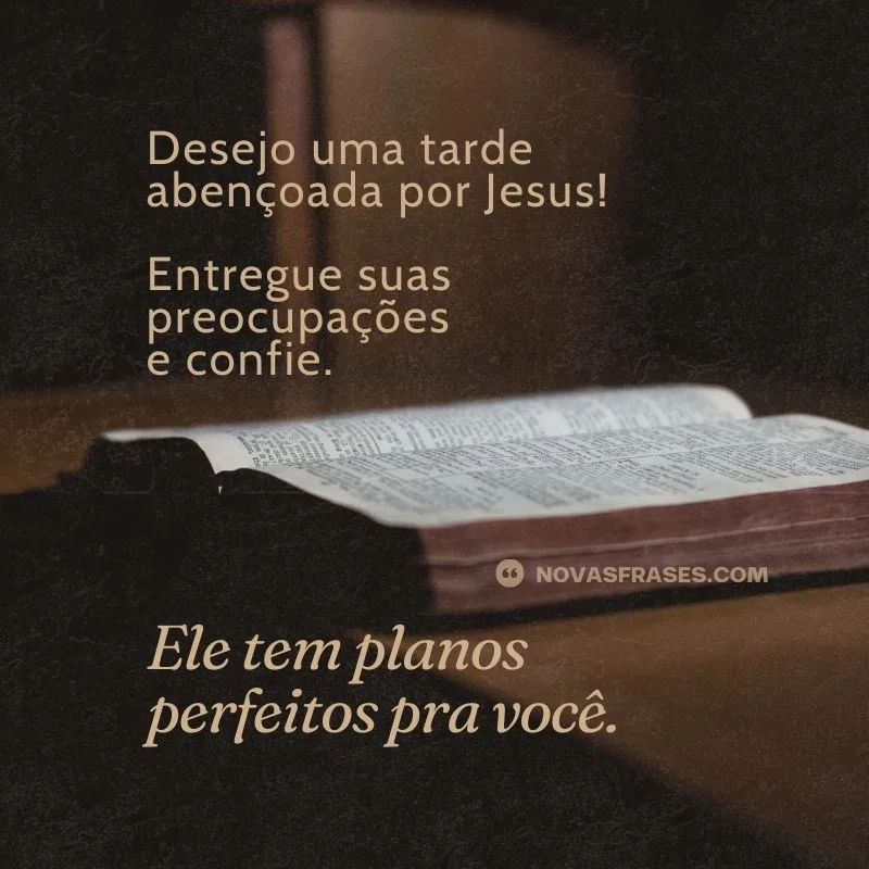 mensagens de boa tarde com jesus