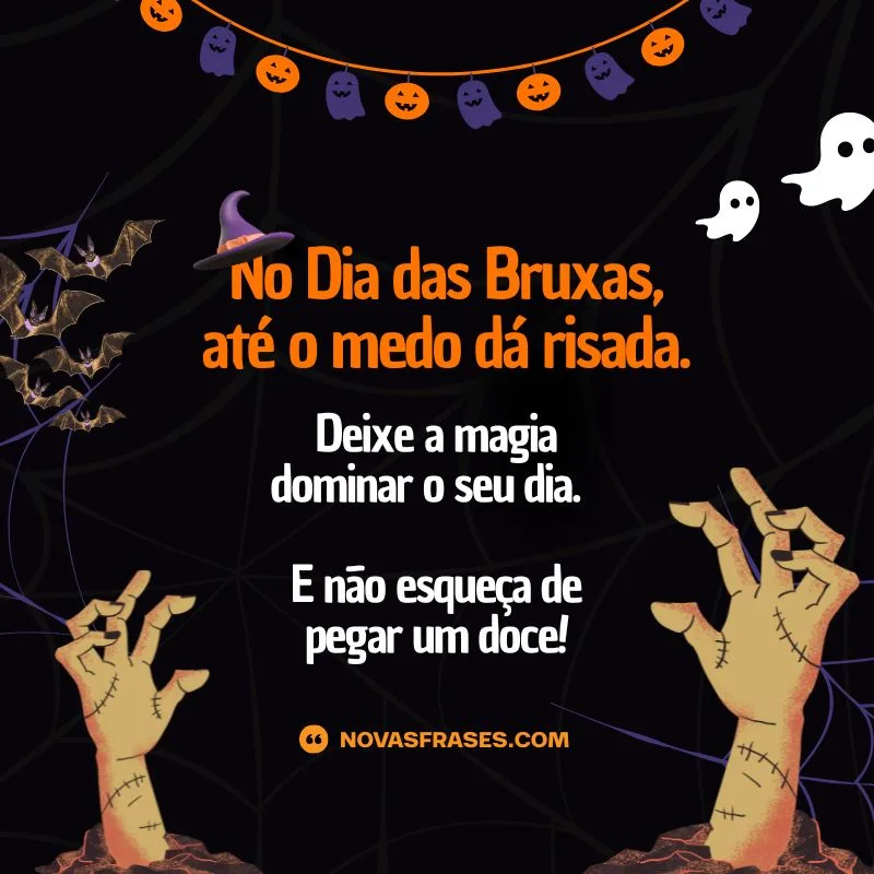 mensagens engraçadas dia das bruxas