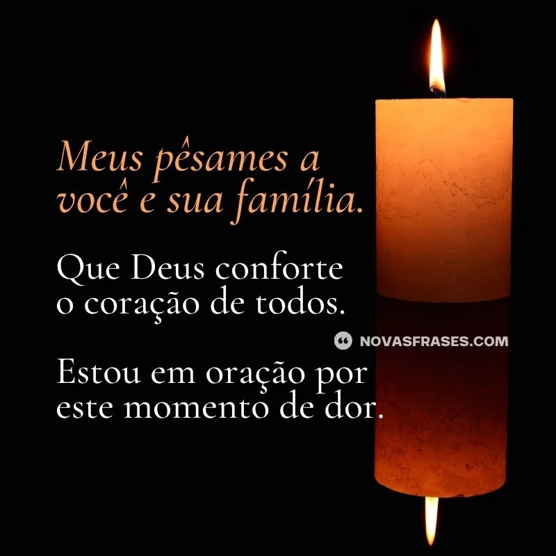 meus pêsames