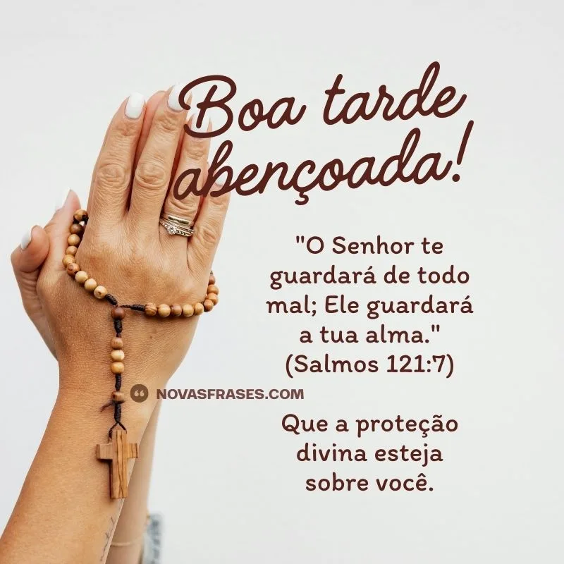 msg de boa tarde evangélica