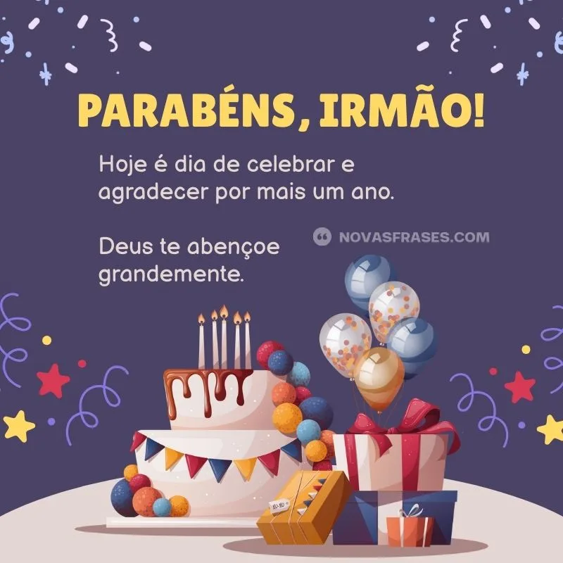 parabéns irmão