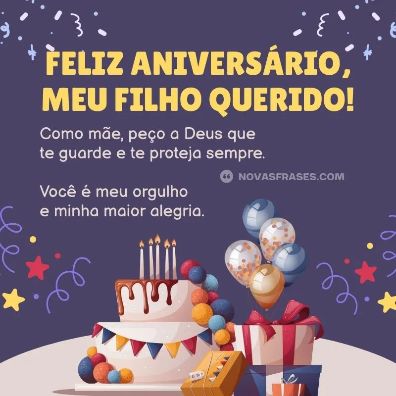 texto de aniversário de mãe para filho