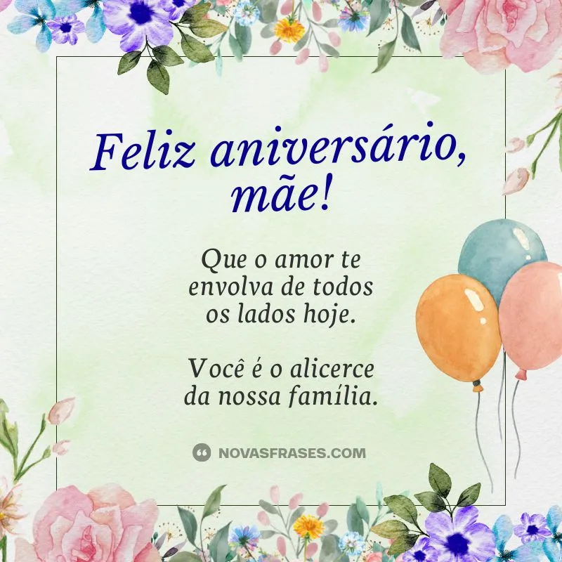 texto de aniversário para mãe