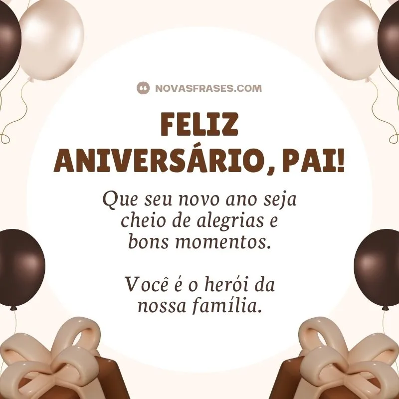 texto de aniversário para pai