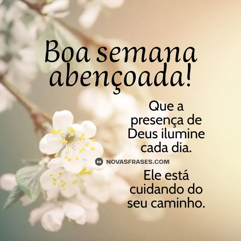 boa semana abençoada