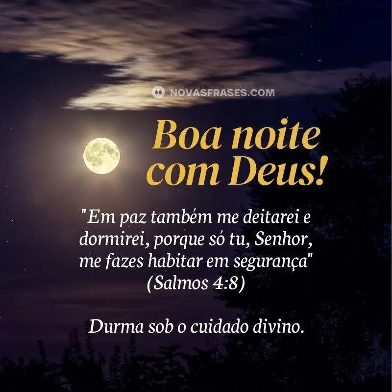 lindas mensagens de boa noite com deus