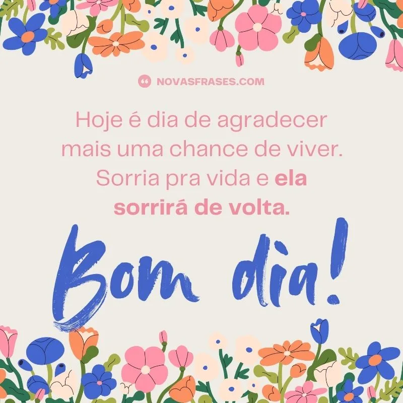 mensagem bom dia