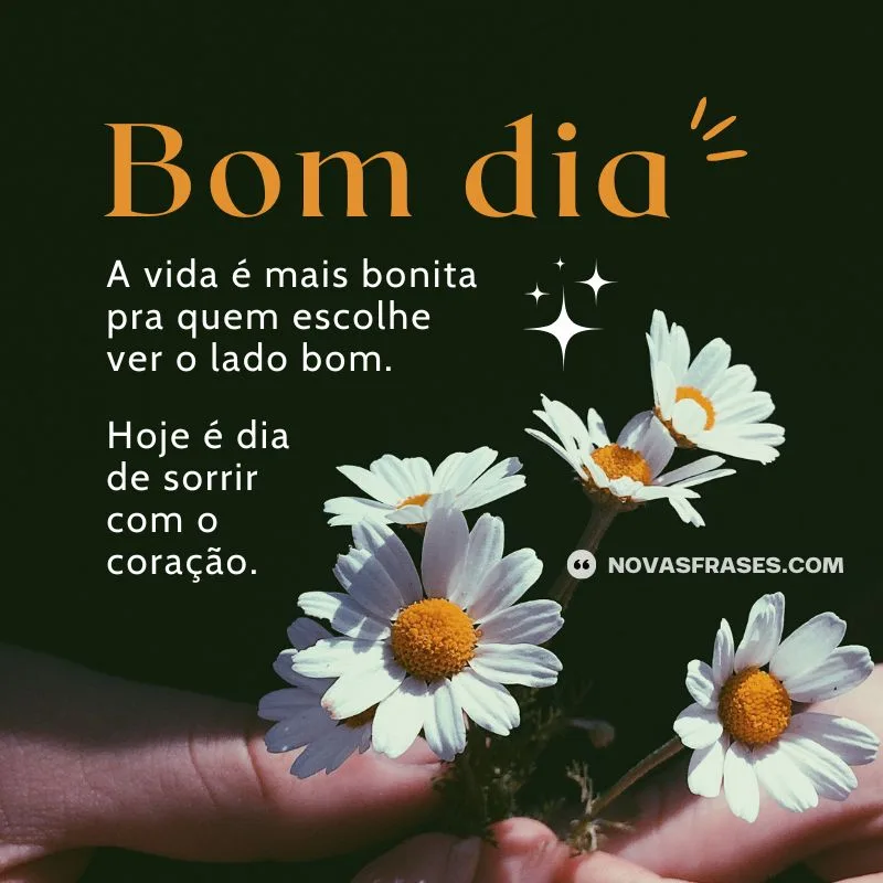 mensagem linda de bom dia