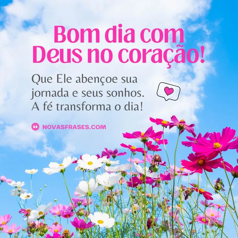 mensagens de bom dia com deus