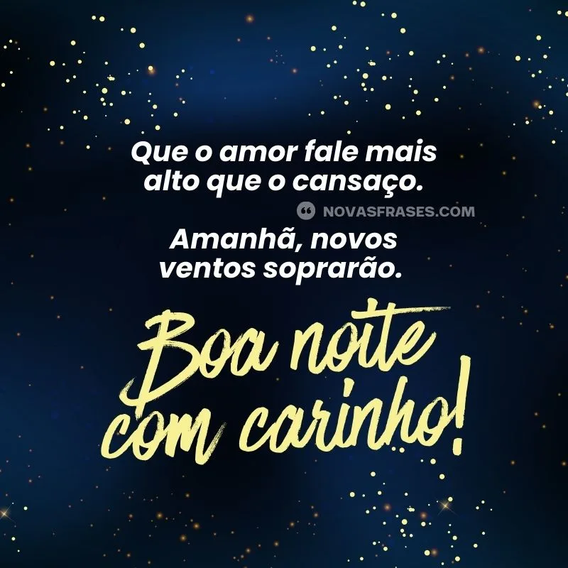 mensagens lindas de boa noite com carinho