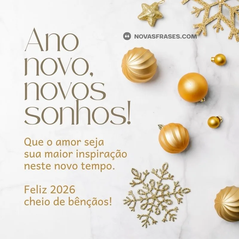 feliz 2026 mensagens