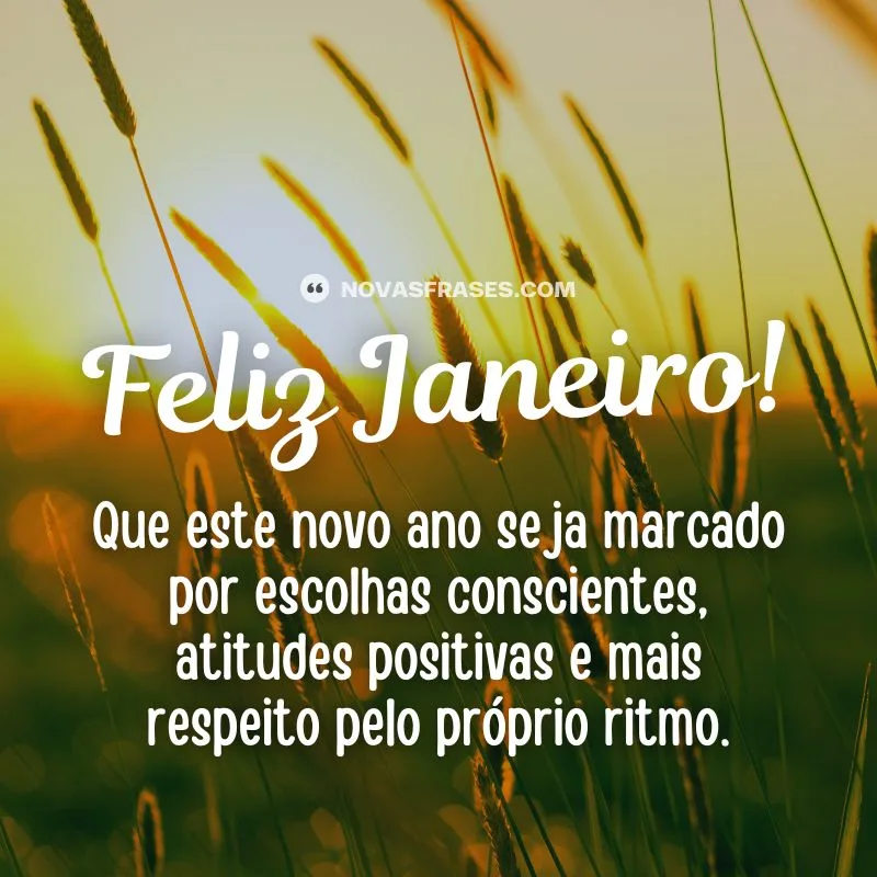 mensagem janeiro